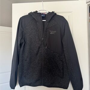 Reebok Men's Charcoal and Black Performance Jacket